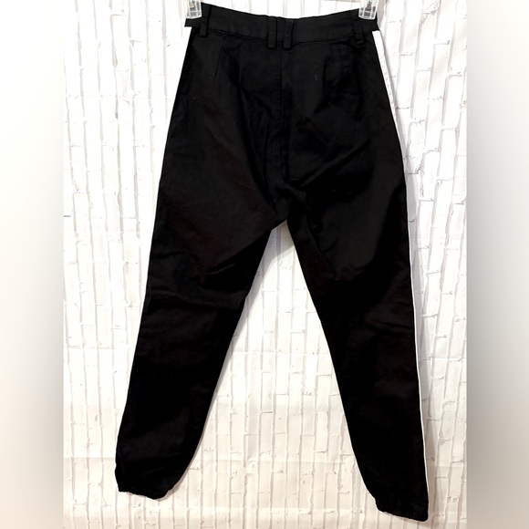 American Bazi Black and White Cargo Style Pants - Picture 3 of 8